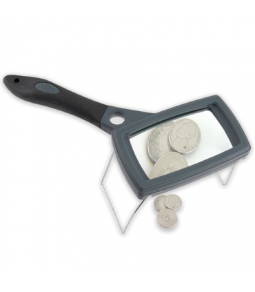 Carson Handheld Magnifier with Rubber Grip 2,5x85mm