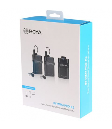 Microfon lavaliera wireless Boya BY-WM4 Pro-K2