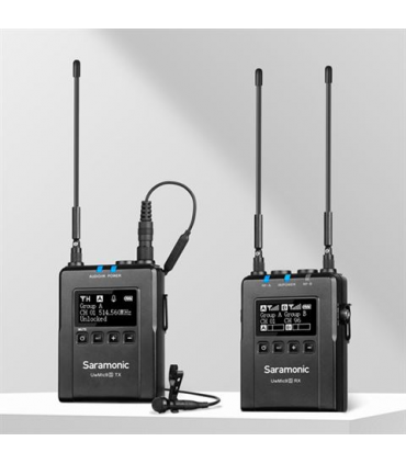 Set de microfoane lavaliera Saramonic UwMic9S TX9S + RX9S UHF Wireless