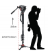 Manfrotto MVMXPRO500 monopied video cu baza Fluidtech