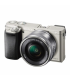 Sony A6000 Aparat Foto Mirrorless 24MP APSC Full HD Kit cu Obiectiv 16-50 F/3.5-5.6 OSS Argintiu