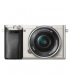Sony A6000 Aparat Foto Mirrorless 24MP APSC Full HD Kit cu Obiectiv 16-50 F/3.5-5.6 OSS Argintiu