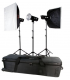 Kit blitz de Studio Falcon Eyes TFK-3400A cu geanta