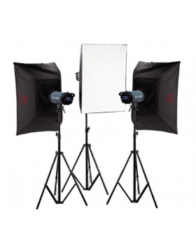 Kit studio Falcon Eyes Studio TFK-3400L cu LCD Display