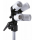 Lampa cvadrupla Falcon Eyes soclu E27 cu suport rabatabil